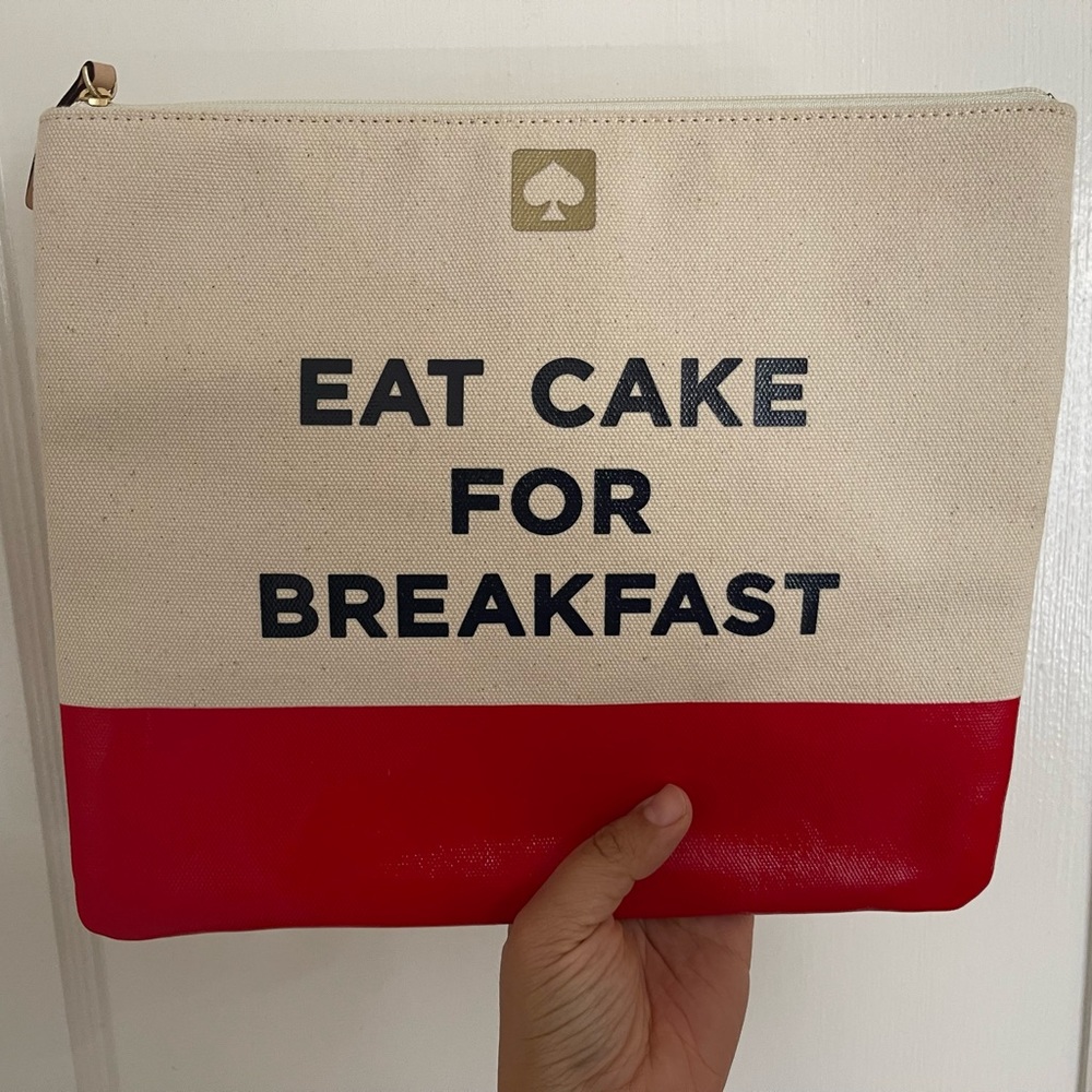Kate Spade Eat Cake For Breakfast Clutch/Pouch